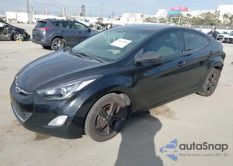 2013 Hyundai Elantra Gls z USA, uszkodzony, nr VIN KMHDH4AE5DU827059